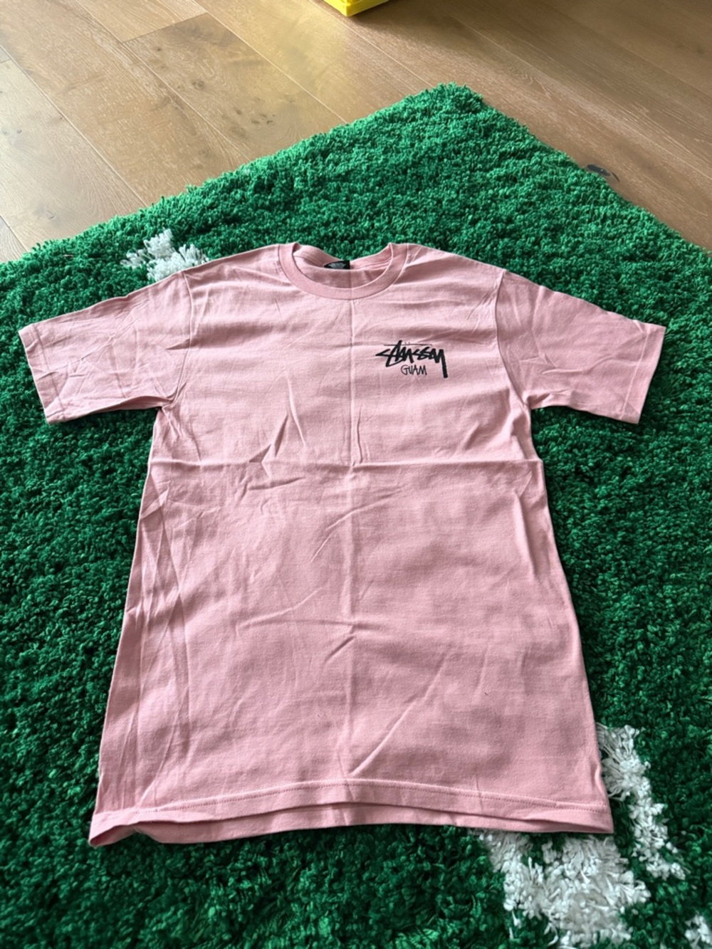 New Cut Tag Stussy Guam Chapter Tee Pink Medium